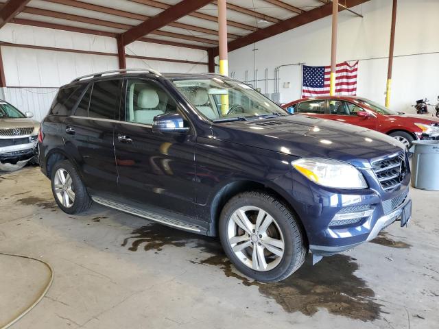 4JGDA5HB3FA611155 - 2015 MERCEDES-BENZ ML 350 4MATIC BLUE photo 4