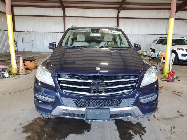 4JGDA5HB3FA611155 - 2015 MERCEDES-BENZ ML 350 4MATIC BLUE photo 5