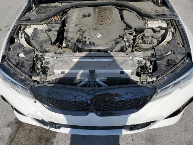 3MW5U7J02M8B87249 - 2021 BMW M340I WHITE photo 11