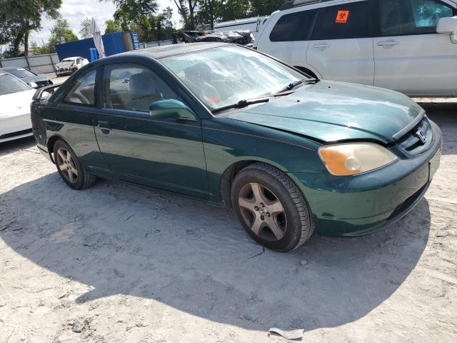 1HGEM22971L082540 - 2001 HONDA CIVIC SI GREEN photo 4