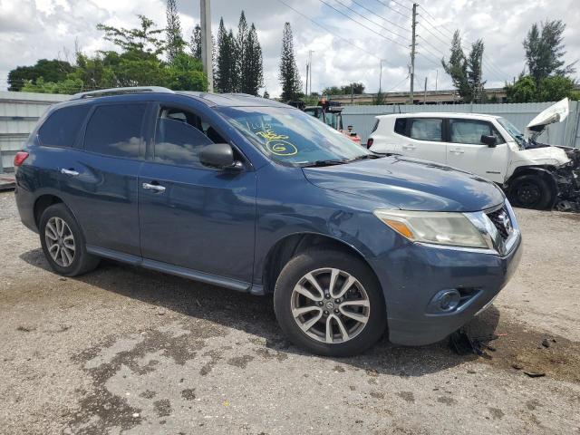 5N1AR2MN8DC680497 - 2013 NISSAN PATHFINDER S BLUE photo 4