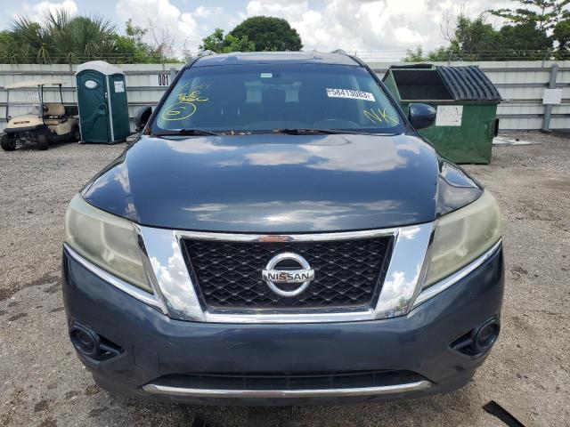 5N1AR2MN8DC680497 - 2013 NISSAN PATHFINDER S BLUE photo 5