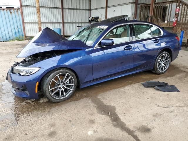 3MW5R7J01L8B27124 - 2020 BMW 330XI BLUE photo 1