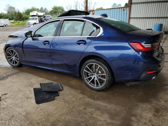 3MW5R7J01L8B27124 - 2020 BMW 330XI BLUE photo 2