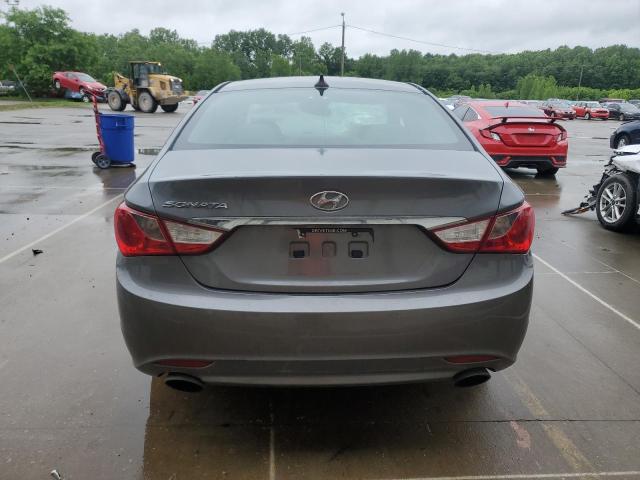 5NPEC4AC3DH791484 - 2013 HYUNDAI SONATA SE GRAY photo 6
