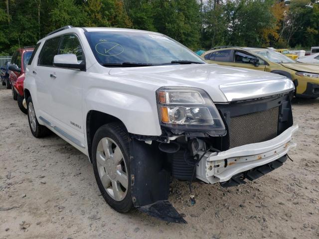 2GKFLZE3XD6180601 - 2013 GMC TERRAIN DENALI WHITE photo 1