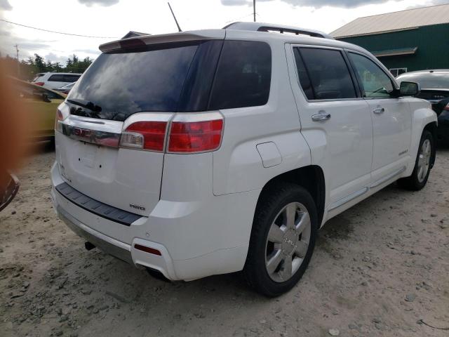 2GKFLZE3XD6180601 - 2013 GMC TERRAIN DENALI WHITE photo 4