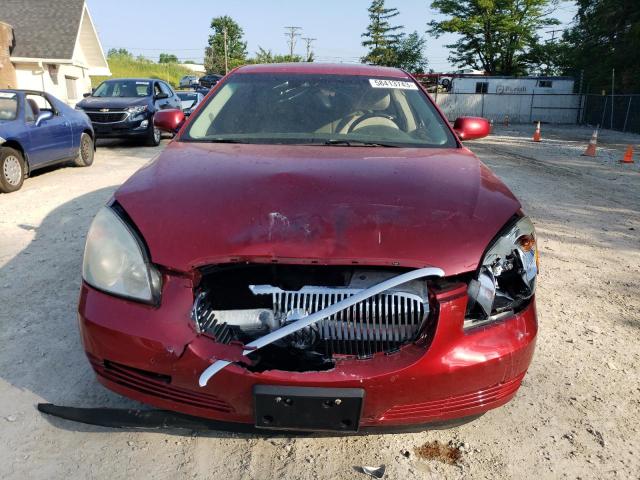 1G4HD57M69U101347 - 2009 BUICK LUCERNE CXL RED photo 5