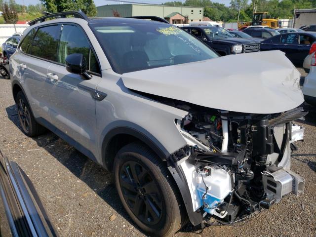 5XYRLDLC3PG164228 - 2023 KIA SORENTO S GRAY photo 4