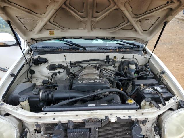 5TBRT34122S250948 - 2002 TOYOTA TUNDRA ACCESS CAB WHITE photo 11