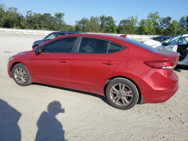 KMHD84LF4JU610877 - 2018 HYUNDAI ELANTRA SEL RED photo 2