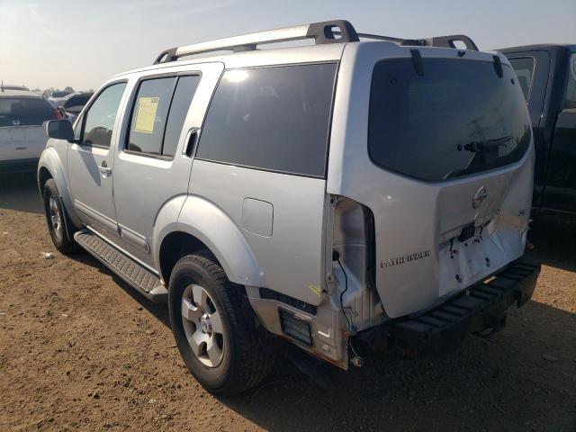 5N1AR18W05C749763 - 2005 NISSAN PATHFINDER LE SILVER photo 2