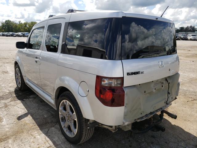 5J6YH18937L000629 - 2007 HONDA ELEMENT SC SILVER photo 3