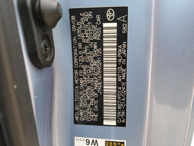 JTKDE167X90291125 - 2009 TOYOTA SCION TC Mavi foto 13