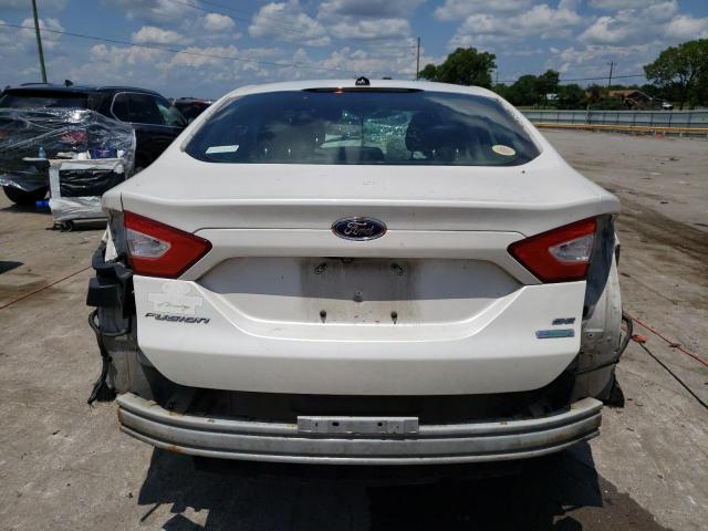 3FA6P0H90DR374578 - 2013 FORD FUSION SE WHITE photo 6