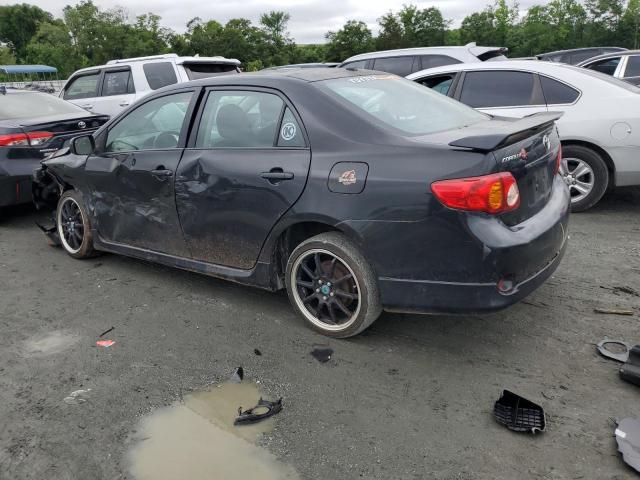 2T1BU4EE6AC308175 - 2010 TOYOTA COROLLA BASE 黑色 照片 2