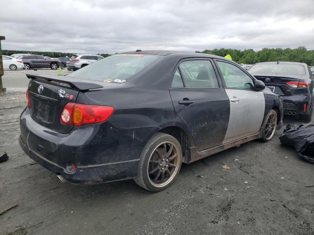 2T1BU4EE6AC308175 - 2010 TOYOTA COROLLA BASE 黑色 照片 3