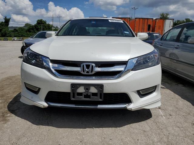 1HGCR3F85DA017217 - 2013 HONDA ACCORD EXL WHITE photo 5