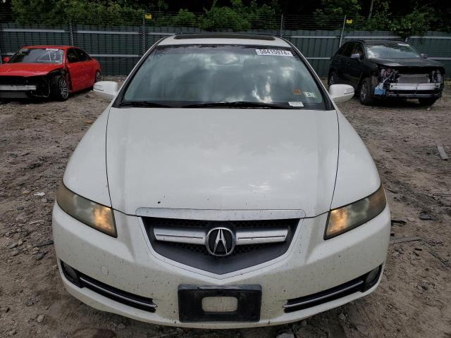 19UUA66267A005106 - 2007 ACURA TL WHITE photo 5