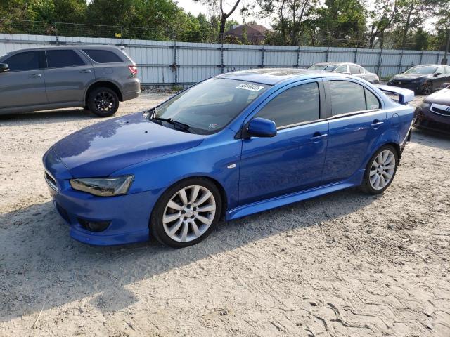 JA32U8FW7AU026272 - 2010 MITSUBISHI LANCER GTS BLUE photo 1