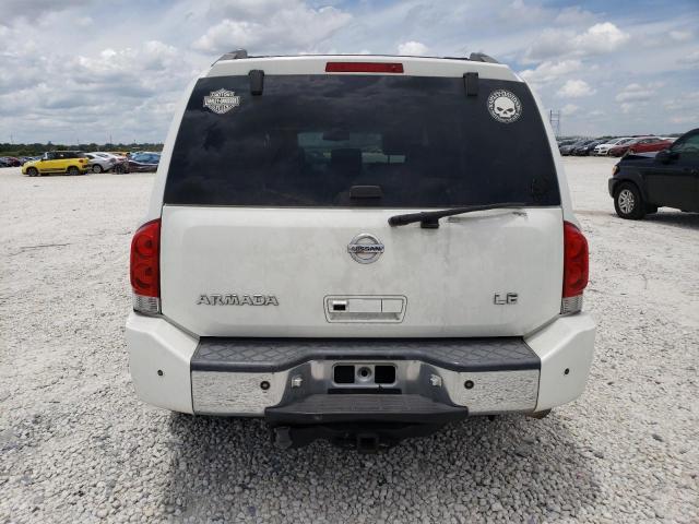 5N1BA08AX7N713144 - 2007 NISSAN ARMADA SE WHITE photo 6