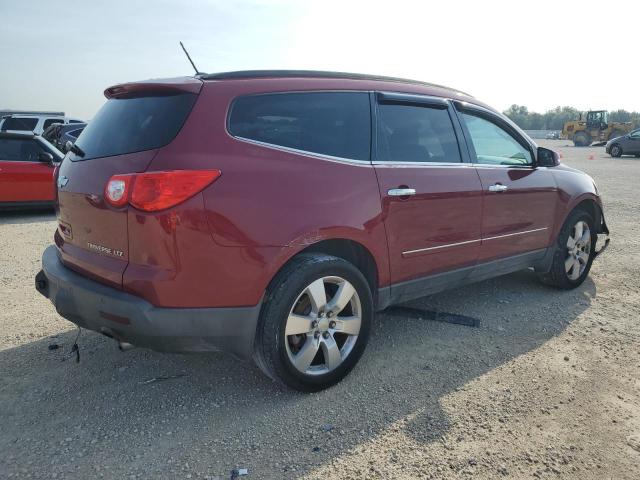 1GNKRLED2BJ136257 - 2011 CHEVROLET TRAVERSE LTZ RED photo 3