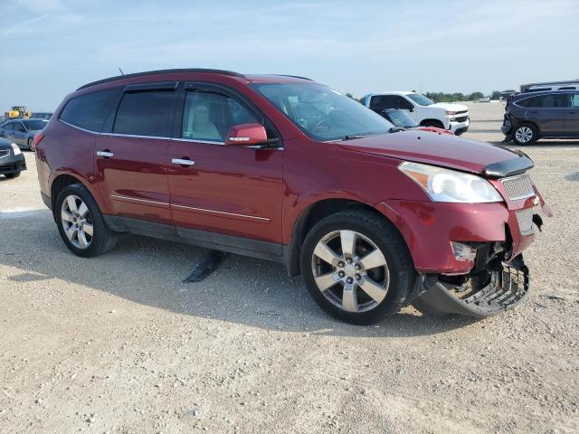 1GNKRLED2BJ136257 - 2011 CHEVROLET TRAVERSE LTZ RED photo 4