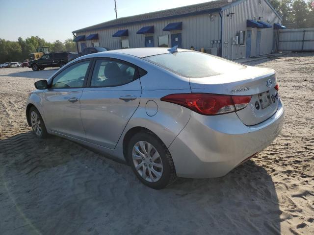 KMHDH4AE5CU217743 - 2012 HYUNDAI ELANTRA GLS SILVER photo 2