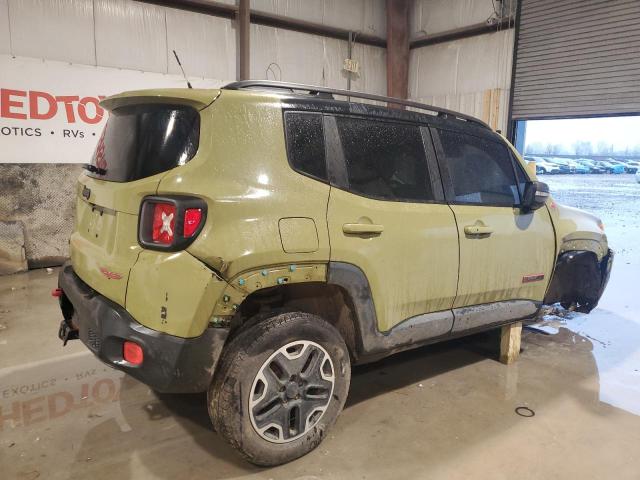 ZACCJBCT2FPB91483 - 2015 JEEP RENEGADE TRAILHAWK GREEN photo 3