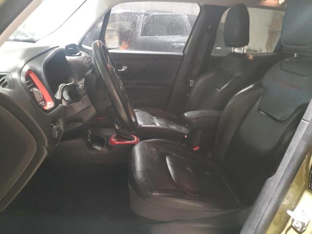 ZACCJBCT2FPB91483 - 2015 JEEP RENEGADE TRAILHAWK GREEN photo 7