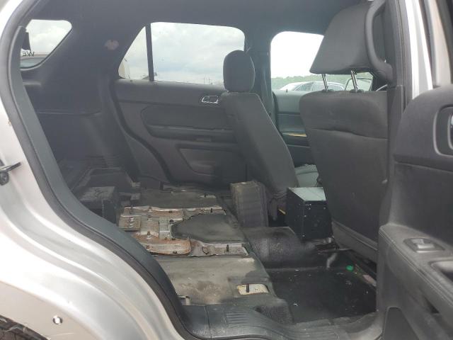 1FM5K8AR6JGC44347 - 2018 FORD EXPLORER POLICE INTERCEPTOR Сріблястий фото 10