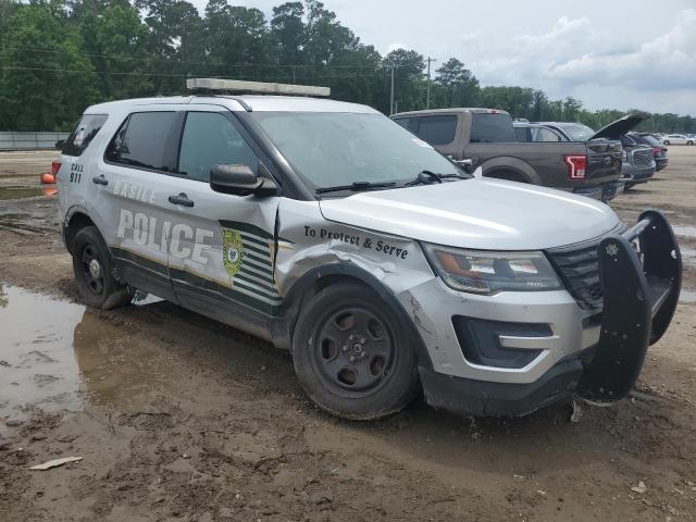 1FM5K8AR6JGC44347 - 2018 FORD EXPLORER POLICE INTERCEPTOR Сріблястий фото 4