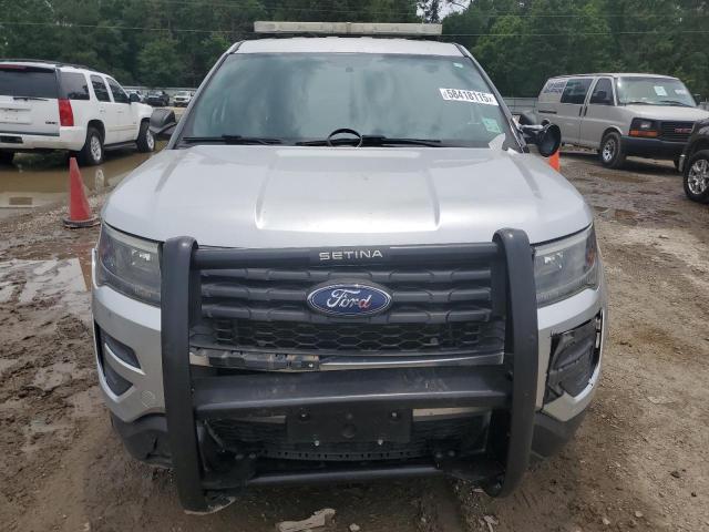 1FM5K8AR6JGC44347 - 2018 FORD EXPLORER POLICE INTERCEPTOR Сріблястий фото 5