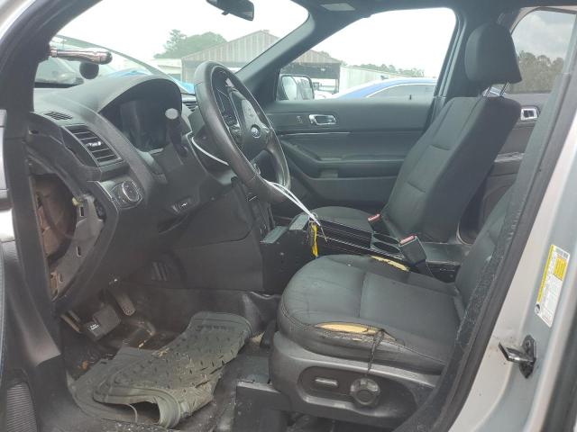 1FM5K8AR6JGC44347 - 2018 FORD EXPLORER POLICE INTERCEPTOR Сріблястий фото 7