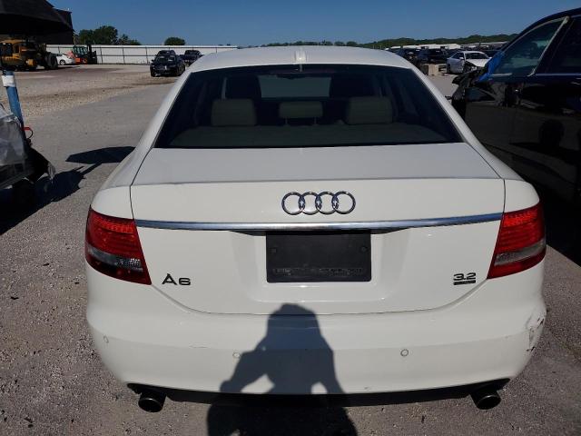 WAUDH74F66N181096 - 2006 AUDI A6 3.2 QUATTRO WHITE photo 6