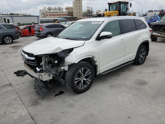 5TDKKRFH3GS505249 - 2016 TOYOTA HIGHLANDER XLE WHITE photo 1
