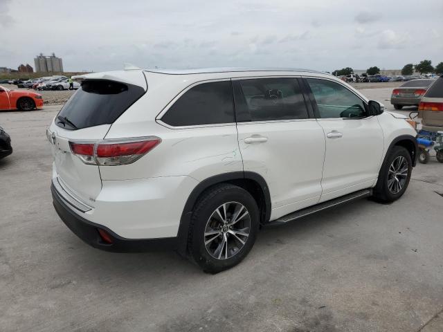 5TDKKRFH3GS505249 - 2016 TOYOTA HIGHLANDER XLE WHITE photo 3