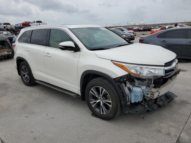 5TDKKRFH3GS505249 - 2016 TOYOTA HIGHLANDER XLE WHITE photo 4