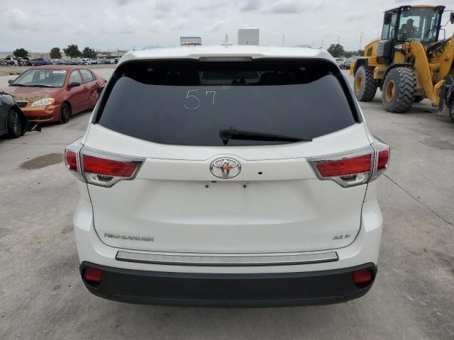5TDKKRFH3GS505249 - 2016 TOYOTA HIGHLANDER XLE WHITE photo 6