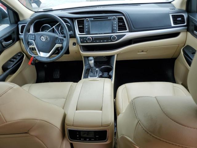 5TDKKRFH3GS505249 - 2016 TOYOTA HIGHLANDER XLE WHITE photo 8