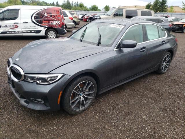 3MW5R7J0XL8B36257 - 2020 BMW 330XI GRAY photo 1