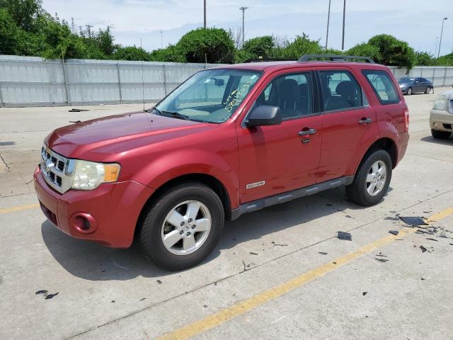 1FMCU02Z38KC70266 - 2008 FORD ESCAPE XLS RED photo 1