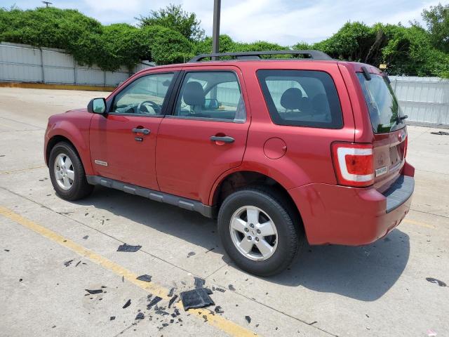 1FMCU02Z38KC70266 - 2008 FORD ESCAPE XLS RED photo 2