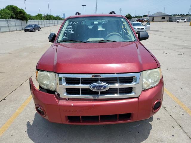 1FMCU02Z38KC70266 - 2008 FORD ESCAPE XLS RED photo 5