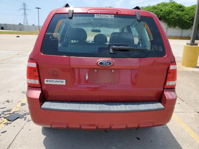 1FMCU02Z38KC70266 - 2008 FORD ESCAPE XLS RED photo 6