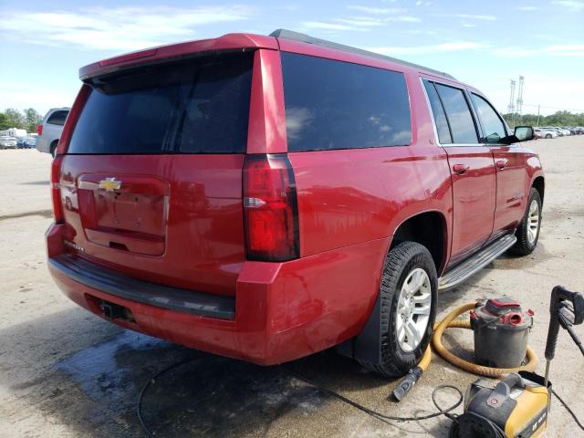 1GNSKJKC0FR202543 - 2015 CHEVROLET SUBURBAN K1500 LT BURGUNDY photo 3