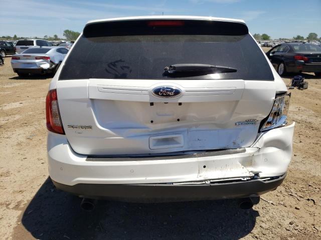 2FMDK3J97DBC96421 - 2013 FORD EDGE SEL WHITE photo 6