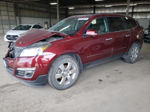 1GNKVJKDXGJ202968 - 2016 CHEVROLET TRAVERSE LTZ MAROON photo 1