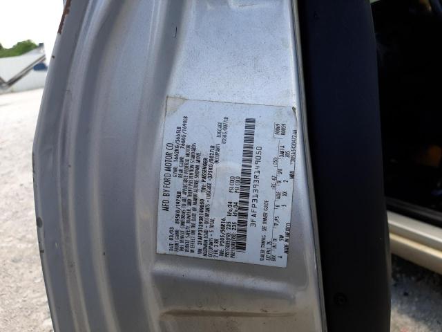 3FAFP31393R149050 - 2003 FORD FOCUS ZX3 GRAY photo 12