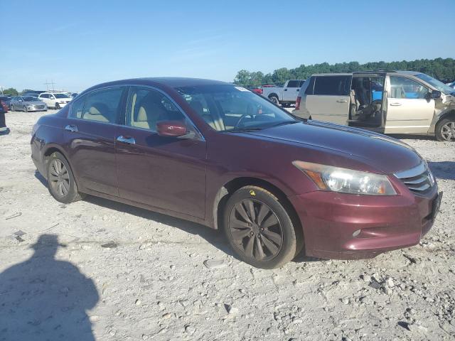 1HGCP3F7XCA013773 - 2012 HONDA ACCORD EX MAROON photo 4